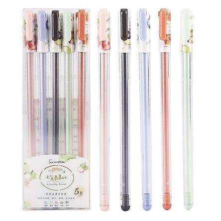  Bút nước màu 0.38mm M&G AGP175Y8 (vỉ /5 màu) (20/480) 