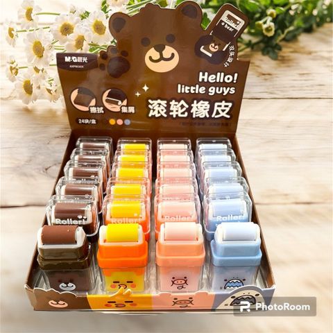  Tẩy màu con lăn hình gấu M&G AXP963GX (Giao màu ngẫu nhiên ạ) (Chiếc) 