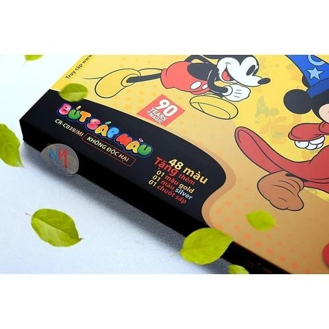  Sáp 50 màu Mickey Thiên Long CR-C039/MI  sản phẩm chính hãng 