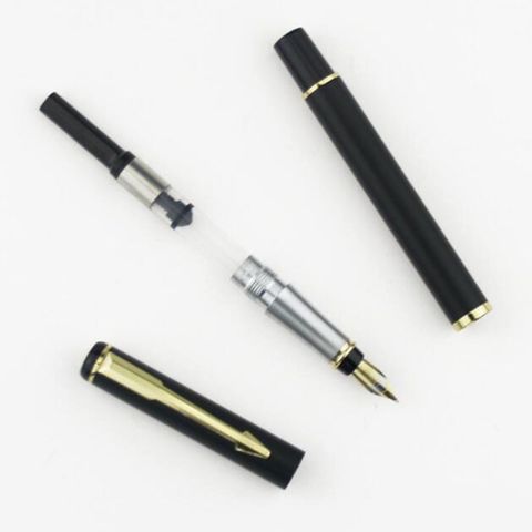  Bút ký mực nước Baoke (15) - BK-80Nắp đen thân đen 