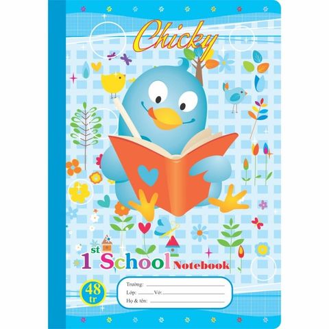  Quyển Vở 4 ô ly 48 trang ĐL 70 Klong015  sản phẩm chính hãng(Giao màu ngẫu nhiên ạ) 