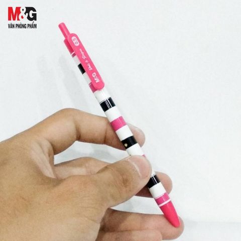  Bút bi bấm 0.5mm học sinh M&G ABP4647(Giao màu ngẫu nhiên ạ) - Xanh biển 