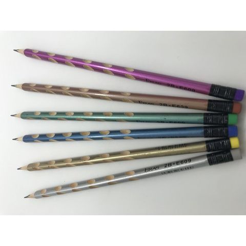  Chì gỗ 2B định vị 3 cạnh Eras E609 sản phẩm chính hãng(Giao màu ngẫu nhiên) 