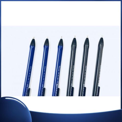  Bút bi dầu 0.7mm Eras E136 - Màu Đen (40 Cây/Hộp) 