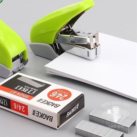  Dập ghim cầm tay 24-26/6 (25 tờ) Baoke sản phẩm chính hãng (Giao màu ngẫu nhiên ạ) 