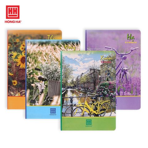  Vở kẻ ngang Hồng Hà bốn mùa - 300 trang sản phẩm chính hãng (Quyển) 