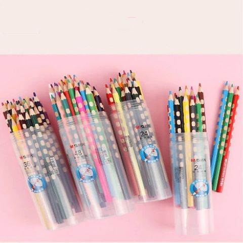  Chì gỗ 18/24/36 màu thân chấm bi AWP3683 sản phẩm chính hãng (bộ) 