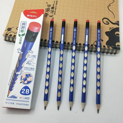  Bút chì gỗ 2B tay cầm định vị AWP30982 (Hộp 12 Chiếc) 