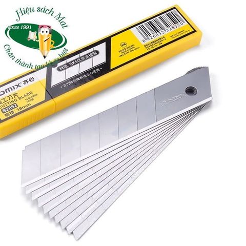  Hộp Lưỡi dao rọc giấy Comix chính hãng batos 9mm/18mm 