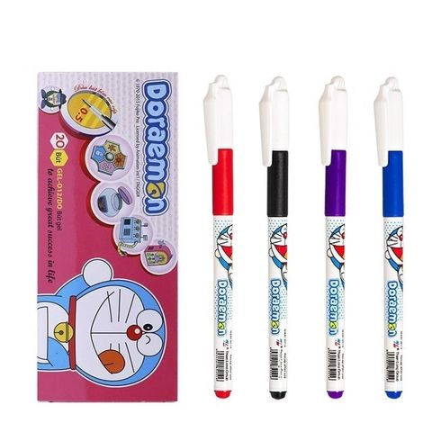  Bút Gel 0.5mm Thiên Long Doraemon Gel-012/DO mực đen/ xanh biển/ tím sản phẩm chính hãng 