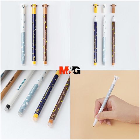  Bút nước xóa được màu xanh 0.5 đầu khỉ AKPB4475 (12/144/1728)( Giao màu ngẫu nhiên ạ) 