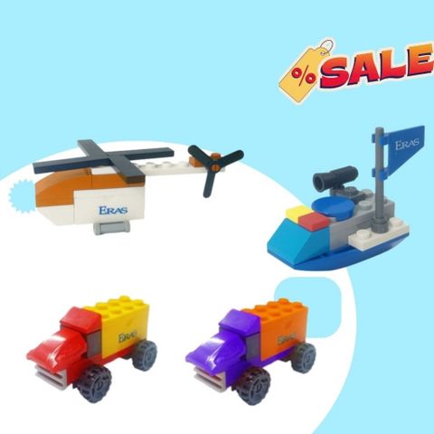  Gọt chì thông minh mô hình máy bay - Du Thuyền - Xe Kéo Eras sản phẩm chính hãng (Giao màu ngẫu nhiên ạ) 