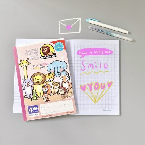  Vở ô ly ĐL100gsm Thảo Cầm Viên 80 trang DK-SV488 sản phẩm chính hãng(Giao bìa màu ngẫu nhiên ạ) 