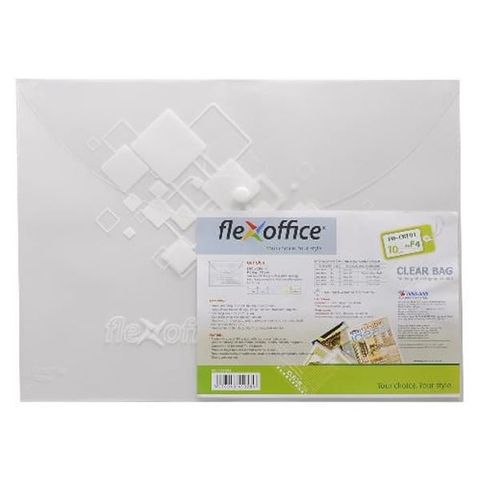  Túi cúc F4 có in Flexoffice CBF01/FO Tập 10 chiếc 