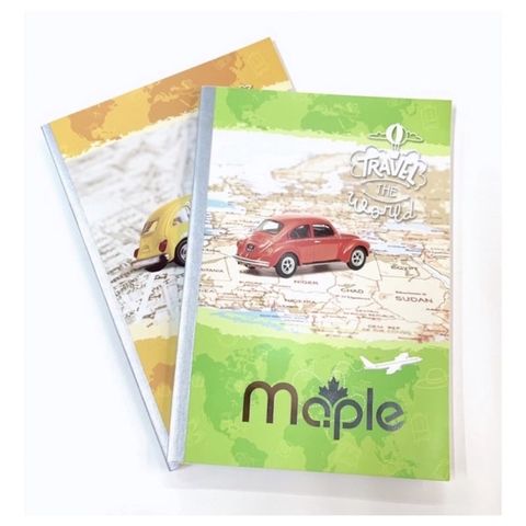  Vở kẻ ngang Maple ĐL60gsm - Travel the world - 120 trang  sản phẩm chính hãng (Giao màu ngẫu nhiên ạ) 