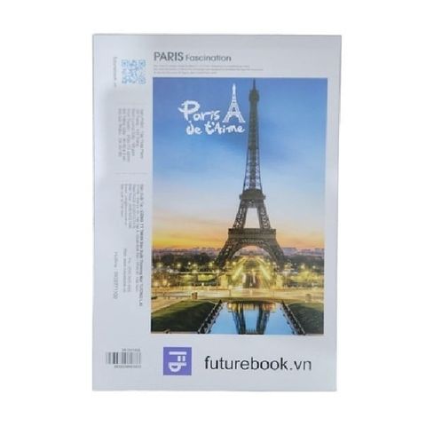  Vở kẻ ngang ĐL70gsm Tháp Paris FutureBook 200 trang sản phẩm chính hãng(Giao bìa màu ngẫu nhiên ạ) 