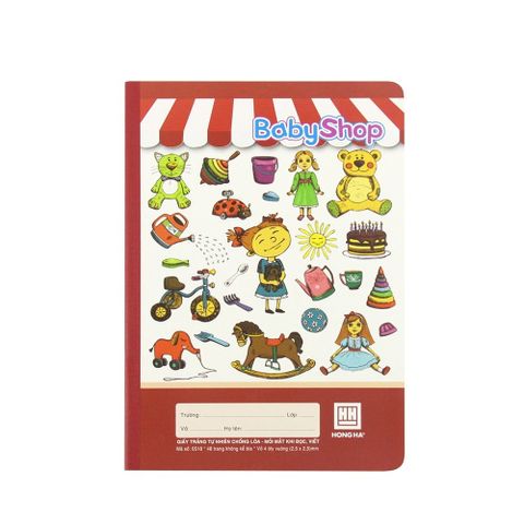  Vở ô ly Hồng Hà ĐL100gsm - 48 trang Baby shop sản phẩm chính hãng(Giao màu ngẫu nhiên ạ) (Quyển) 