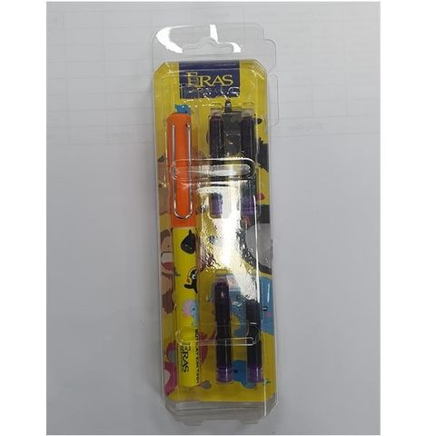  Vỉ Bút máy kim tinh tập viết kèm 4 ống mực Eras E014 sản phẩm chính hãng 