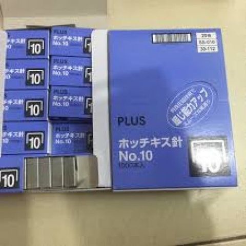  Đạn ghim bấm số 10 Plus 30.112VN hộp nhỏ 