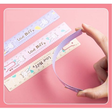  Thước sắt 15cm M&G FRL96053 có hình chú thỏ đáng yêu sản phẩm chính hãng (Giao màu ngẫu nhiên ạ) 