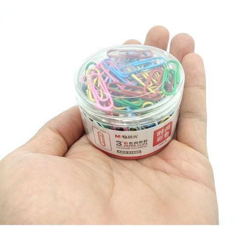  Hộp Ghim kẹp hồ sơ nhiều màu M&G ABS91698 sản phẩm chính hãng 