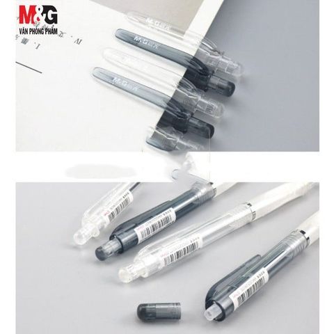  Bút chì kim 0.5 thân trong đen và trắng AMP8221Hàng chính hãng 