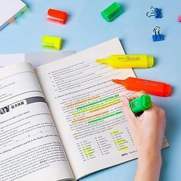  Bút dạ quang đánh dấu dòng Baoke MP460 nhiều màu sản phẩm chính hãng 