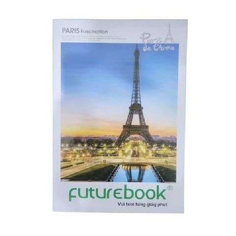  Vở kẻ ngang ĐL70gsm Tháp Paris FutureBook 200 trang sản phẩm chính hãng(Giao bìa màu ngẫu nhiên ạ) 