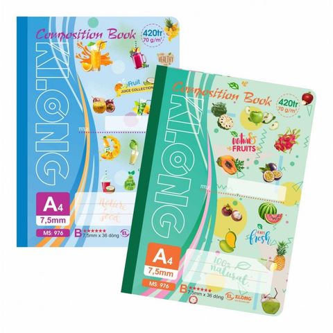  Sổ may A4 kẻ lề 420 trang ĐL 70 Klong976 sản phẩm chính hãng (Giao màu ngẫu nhiên ạ) 