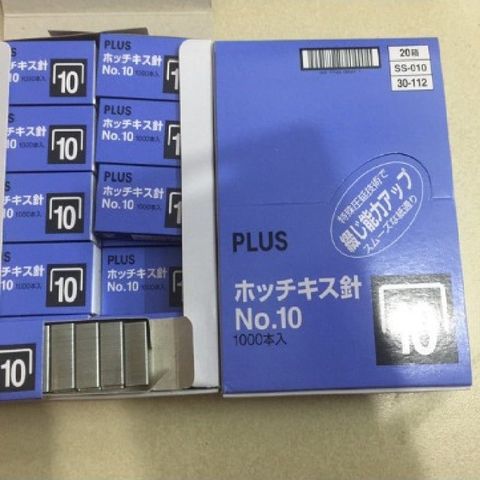  Đạn ghim bấm số 10 Plus 30.112VN hộp nhỏ 