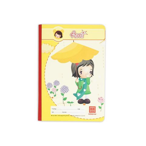  Vở ô ly Hồng Hà ĐL100gsm - 80 trang Ami sản phẩm chính hãng (Giao màu ngẫu nhiên ạ) (Quyển) 