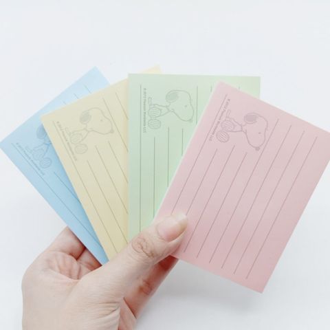  Tập Giấy nhớ 4 màu M&G Snoopy - YS-8- 3x4 inch Sản phẩm chính hãng 