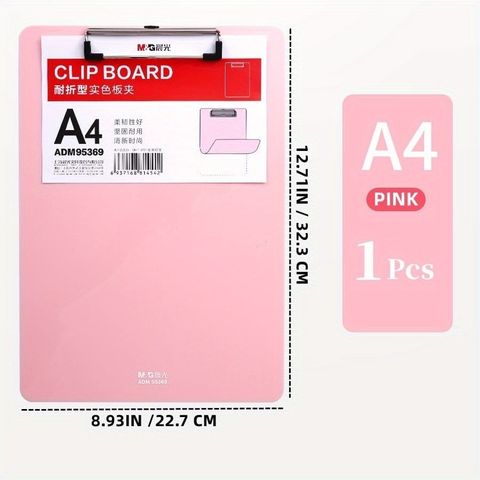  Trình ký A4 nhựa dẻo M&G ADM95369 (20/120) - Màu Hồng/Xanh sản phẩm chính hãng 