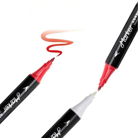  Hộp Bút dạ màu Marker Baoke 6766 - 12/18/24/36/48/60 màu (Hộp) 