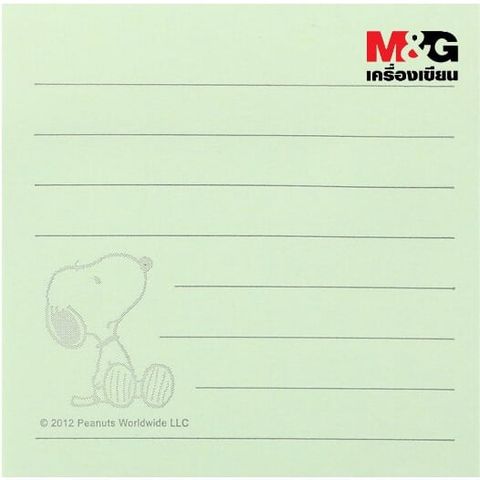  Tập Giấy nhớ 4 màu M&G Snoopy - YS-8- 3x4 inch Sản phẩm chính hãng 