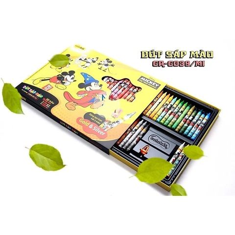  Sáp 50 màu Mickey Thiên Long CR-C039/MI  sản phẩm chính hãng 