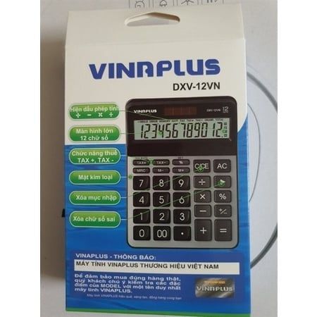  Máy tính văn phòng 12 số VINAPLUS - DXV-12VN sản phẩm chính hãng 