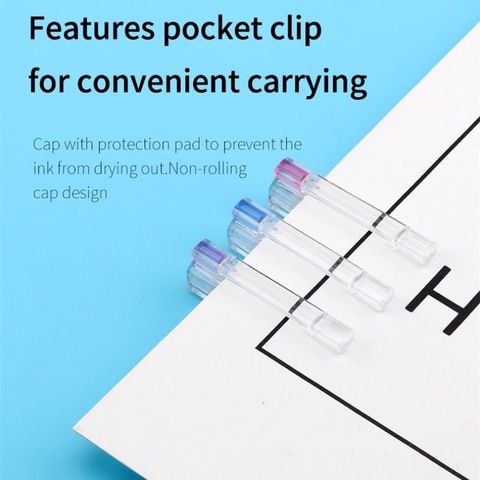  Bút gel nhũ mực nước Baoke 0.6mm PC3708 (12 Cây/vỉ) sản phẩm chính hãng 