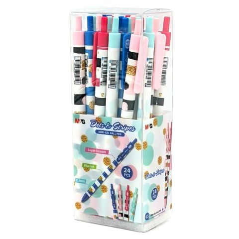  Bút bi bấm 0.5mm học sinh M&G ABP4647(Giao màu ngẫu nhiên ạ) - Xanh biển 