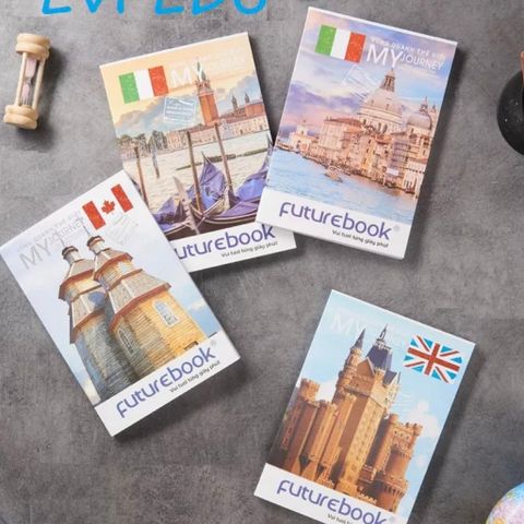  Vở kẻ ngang ĐL70gsm Vòng quanh thế giới FutureBook 120 trang sản phẩm chính hãng(Giao bìa màu ngẫu nhiên) 