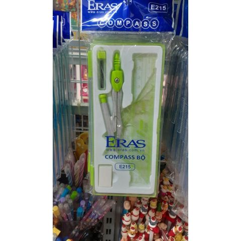  Compas bộ to dành cho học sinh Eras E215 sản phẩm chính hãng (Giao màu ngẫu nhiên ạ) 