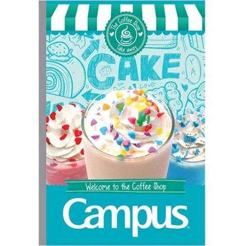  Quyển Vở Campus Coffee shop 80/120/200 KN có chấm sản phẩm chính hãng (Giao màu ngẫu nhiên) 