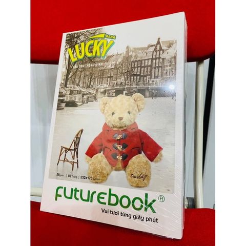  Vở kẻ ngang ĐL58-60gsm Gấu con FutureBook 80 trang sản phẩm chính hãng(Giao màu bìa ngẫu nhiên ạ) 