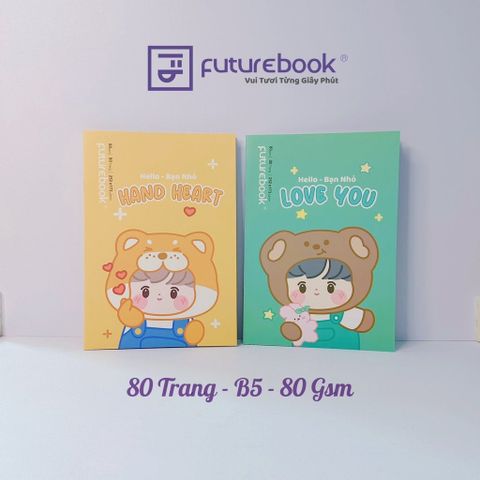  Vở kẻ ngang ĐL80gsm Bạn Nhỏ FutureBook 80 trang DK-35sản phẩm chính hãng(Giao bìa màu ngẫu nhiên ạ) 