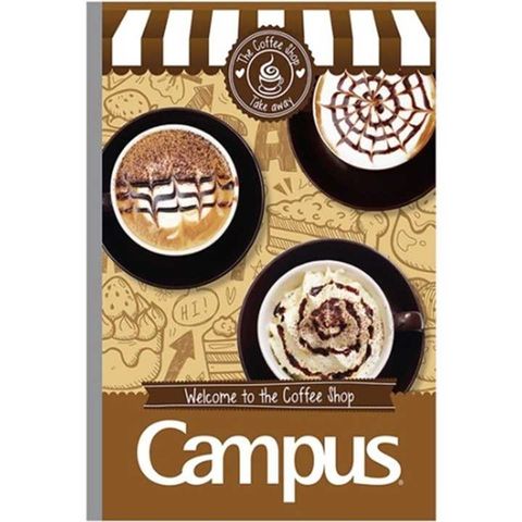  Quyển Vở Campus Coffee shop 80/120/200 KN có chấm sản phẩm chính hãng (Giao màu ngẫu nhiên) 
