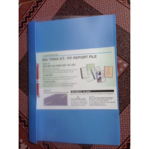  File Accor nhựa Plus 82-V02 (10) - Xanh biển sản phẩm chính hãng (Giao màu ngẫu nhiên ạ) 