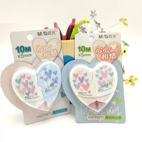  Băng xóa/Xóa kéo tim đôi 10m M&G HACT0272 sản phẩm chính hãng 