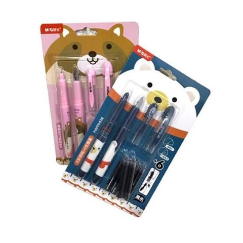  Bút máy mực ống đen (2 bút máy 4 ống mực/ vỉ) HAFP0438A (24/288) 