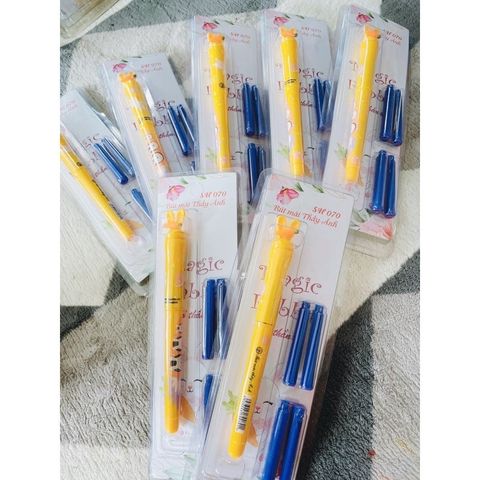  Bút mài thày Ánh kèm mực xóa được - SH070 - Ngòi kim tinh êm trơn (Hàng chính hãng thầy ánh) 