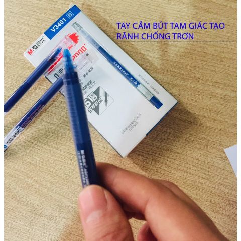  Bút nước siêu nhiều mực 0.5mm M&G AGPV340- Đen/Xanh sản phẩm chính hãng (Chiếc) 